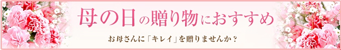 母の日の贈り物におすすめ 大切なお母さんに、「ありがとう」の気持ちを込めて。 2012年は5月13日