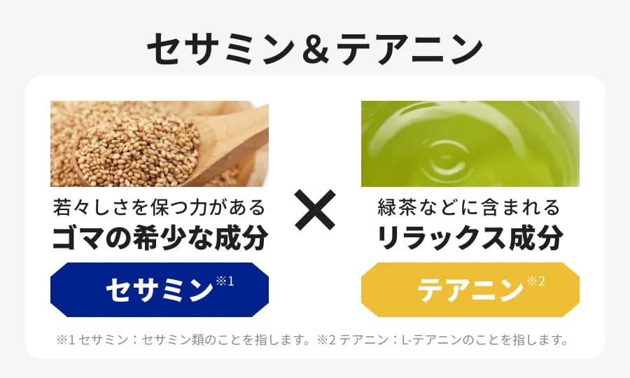 セサミン&テアニン