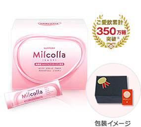 Milcolla[ミルコラ] ご愛飲累計350万箱突破※ 包装イメージ