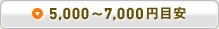 5,000～7,000円目安