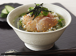 青汁茶づけ