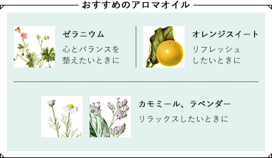 おすすめのアロマオイル