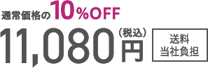通常価格の10%OFF 11080円（税込）　送料当社負担