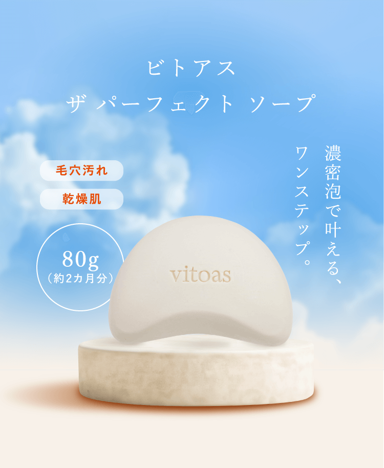 ビトアス ザ パーフェクトソープ 濃密泡でかなえるワンステップ