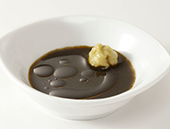 青汁のわさび醤油