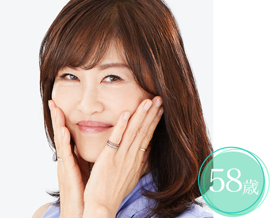 58歳 ビューティエディター/美容ジャーナリスト 安倍 佐和子さん