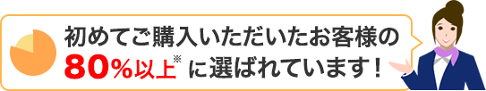 80%以上定期お届けコース