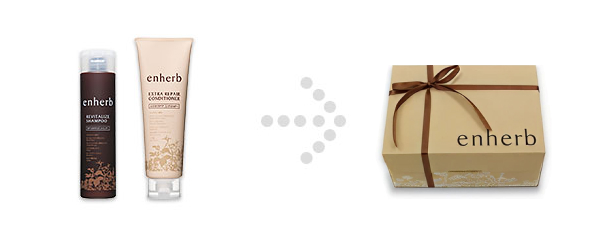 enherbシリーズ商品包装見本