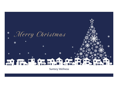 クリスマスギフト用包装見本カードサンプル