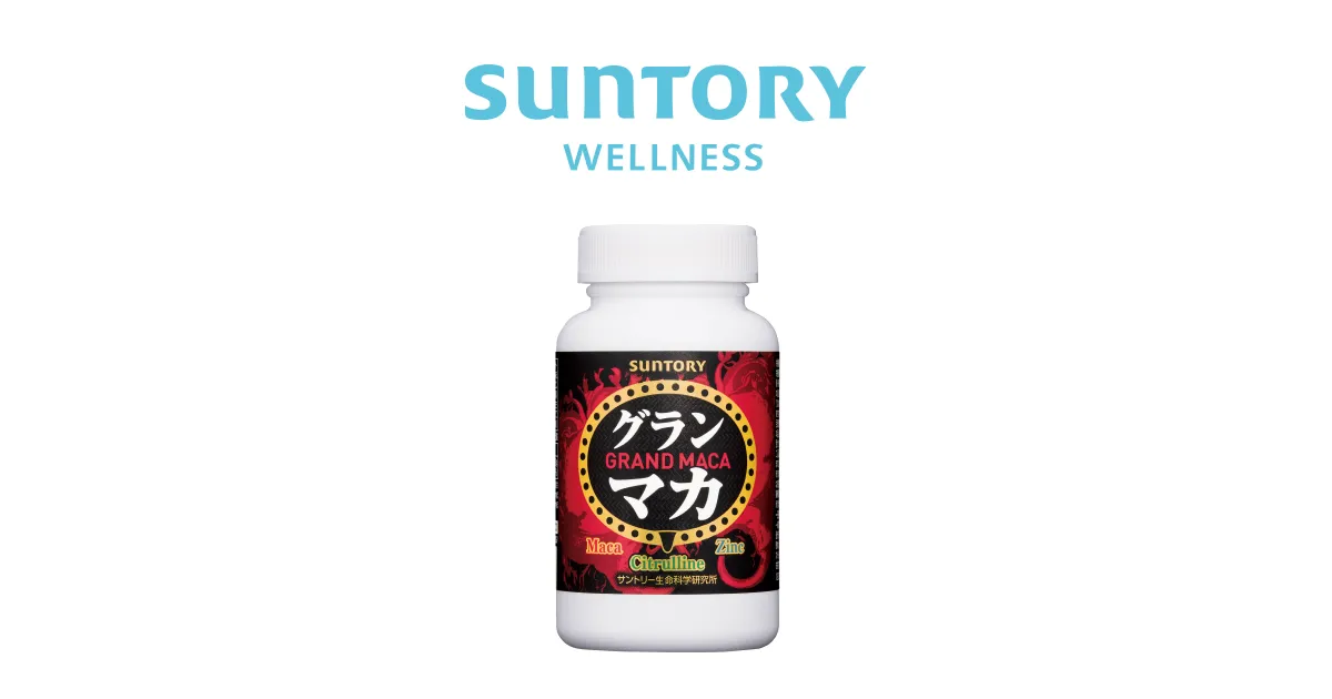 SUNTORY グランマカ 240粒 3個セット グラン マカ|男を上げる6つの成分|サントリーウエルネス